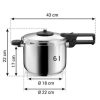 701406 Kukta Ø:22cm 6L
