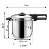701408 Kukta Ø:22cm 7,5L