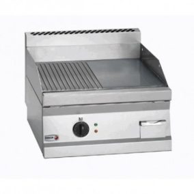   Fagor FT-E610 L+R Elektromos sütőlap ½ sima és ½ bordázott