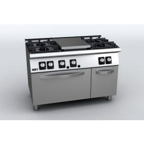   Fagor C-G751 Gáztűzhely 4 nyílt égővel középső zárt főzőlap