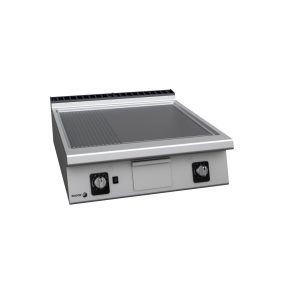   Fagor FT-G910 C LR Gázüzemű sütőlap króm 2/3 sima 1/3 bordás
