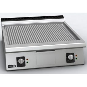   Fagor FT-E910 C R Elektromos sütőlap 2 bordázott krómozott