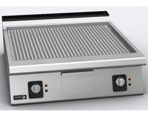 Fagor FT-E910 C R Elektromos sütőlap 2 bordázott krómozott