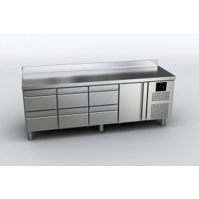 Fagor CCP-4G HHHD Hűtött munkaasztal 1 ajtó 6 db fiók