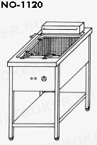 NO-1020 Elektromos olajsütő 20L