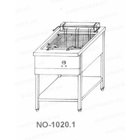 NO-1020.1 Elektromos olajsütő 20L, álványos