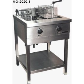 NO-2020.1 Elektromos olajsütő 2x10L, álványos