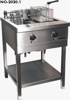 NO-2020.1 Elektromos olajsütő 2x10L, álványos