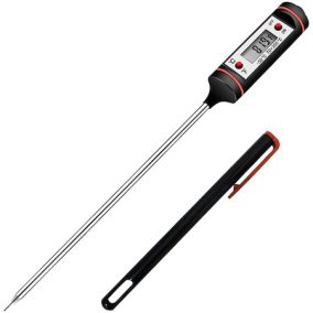 Maghőmérő -50/300°C digitális, nagy kijelzős,205mm