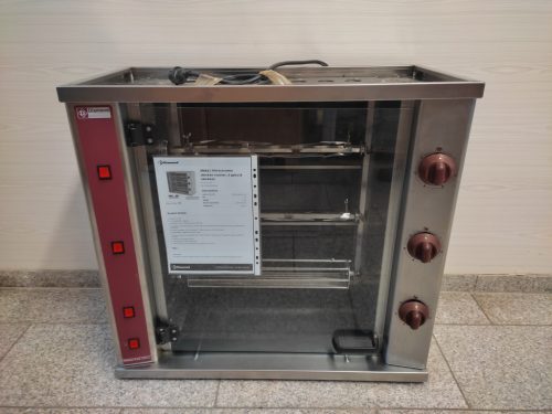 RVE/3C-SM Grillcsirke sütő - HASZNÁLT 80x40x74 4,5kw/400V