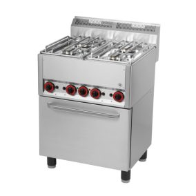SPT-60GL Gáztűzhely 4 égős13,2kw el.sütő.légk.3,13
