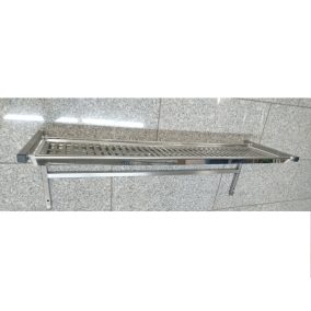 162001 pohár és eszköz csepegtető fali polc egyszintes