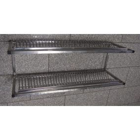 162004 tányér csepegtető fali polc kétszintes komplett