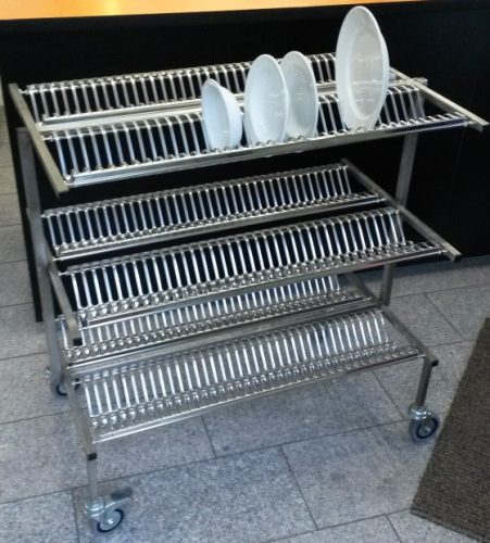 162010 tányér csepegtető kocsi 3 szintes