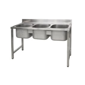 GKNM 3450 mosogató 3db 40x50x25cm medence lábon