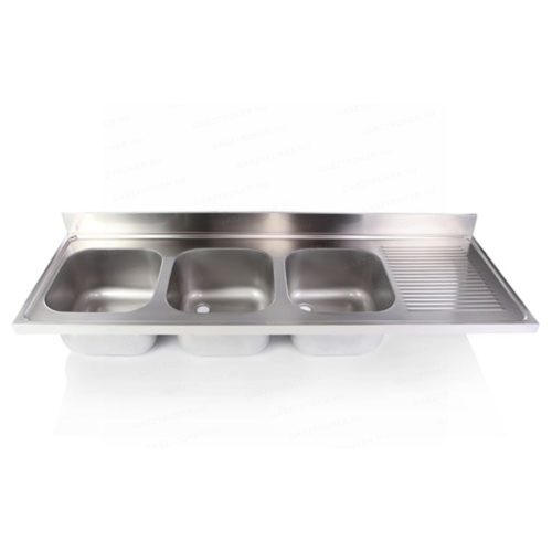 GKNM J3550 mosogató 3db 50x50x30cm medence bal csepptálca lábon