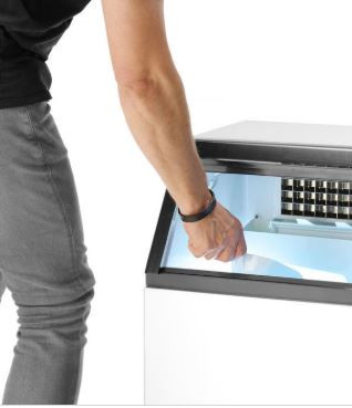 Jégkockakészítő gép 35 kg/nap beépíthető