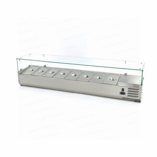 Feltéthűtő 8x GN1/3 részére 180cm 