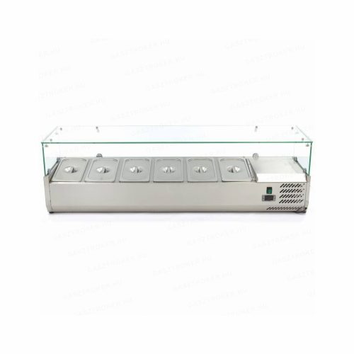 Feltéthűtő 6xGN1/3 részére 140cm