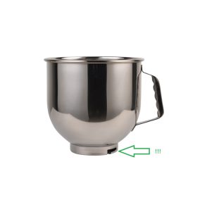 7L Planetáris mixer keverőtál, inox tál Kiegészítő