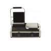 Kontakt grill dupla 44x23cm bordás felület