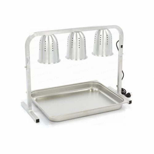 Étel melegentartó lámpa 3 hősugárzó infra izzóval