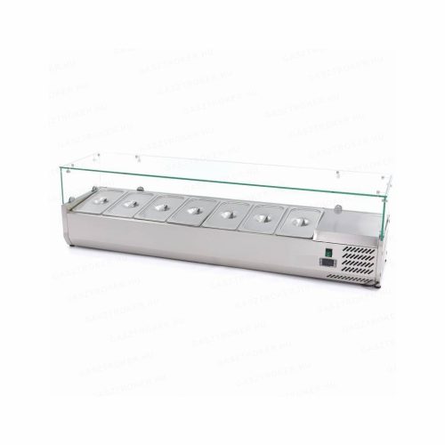 Feltéthűtő 7xGN1/3 részére 160cm 