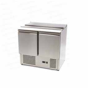   Hűtött munkaasztal salátahűtő saláta pult 2 ajtóval Rm.