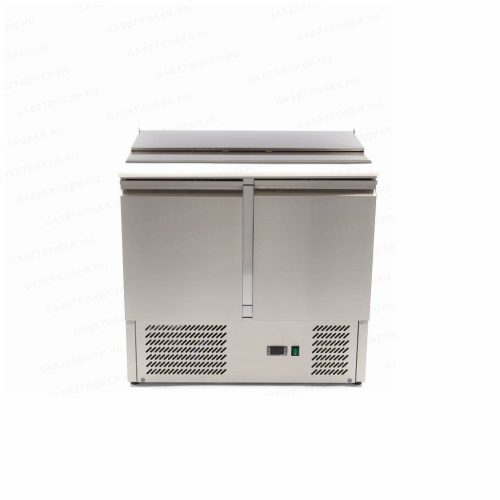 Hűtött munkaasztal salátahűtő saláta pult 2 ajtóval Rm.
