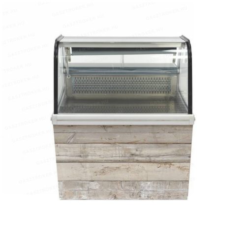 Csemege hűtőpult 175L kapacitással kerekekkel