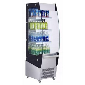 Nyitott bemutató hűtővitrin 220L