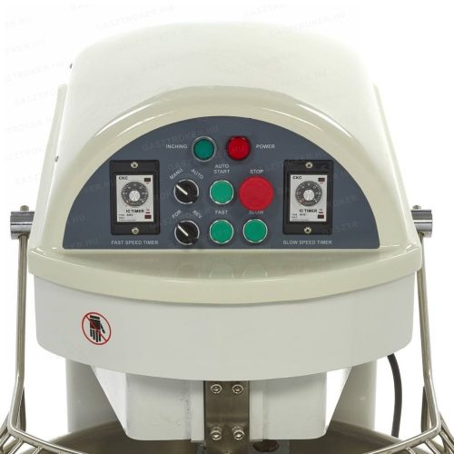 Dagasztógép spirálkaros 130L/80kg 2 sebesség