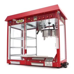 Popcorn gép melegítő vitrinnel 150gr