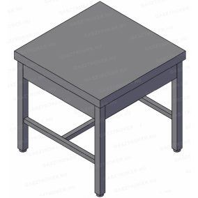 GMA 0550 Tartózsámoly, stoki, rozsdamentes 50X50x50cm