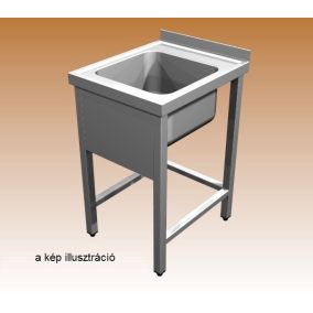 Mosogató fedlap 1 med. 60x70x85 GKNM 1550/30 