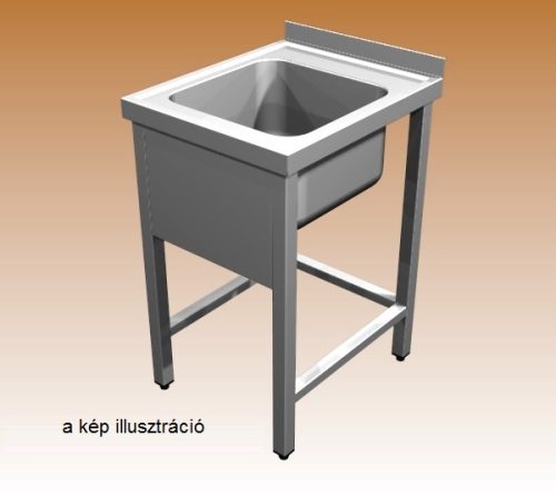 Mosogató fedlap 1 med. 60x70x85 GKNM 1550/30 