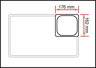 SGN16100 Rm.GN1/6-100mm
