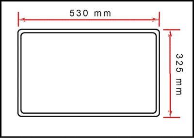 SGNP11200K Rm. GN1/1-200mm perforált GN edény