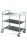 S402 Tálalókocsi 3 szintes 86x54x94cm inox kiv.