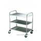 S402 Tálalókocsi 3 szintes 86x54x94cm inox kiv.