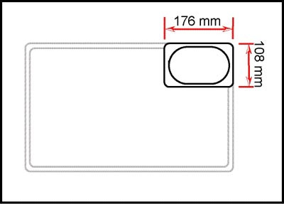 SGN19100 Rm.GN1/9-100mm edény