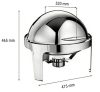 S702 Chafing kerek, vízmelegítő medence