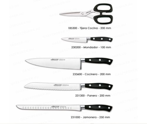 2343 Kés szett 5 db-os 'RIVIERA' széria