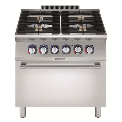 Electrolux 371003 Gáztűzhely 4 égős GN2/1 elektromos sütővel