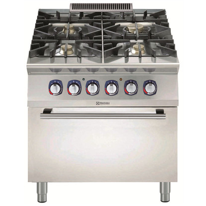 Electrolux 391010 Gáztűzhely 4 égős GN2/1 elektromos sütő