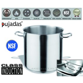 P218.030 Rozsdamentes fazék fedő nélkül Ø:30cm 21,2L