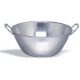 P307.130 Rozsdamentes tál kúpos 2fül Ø:30cm 6,5L