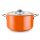 P490.620N Magas lábas narancsszín fedővel Ø:20cm 3,7L