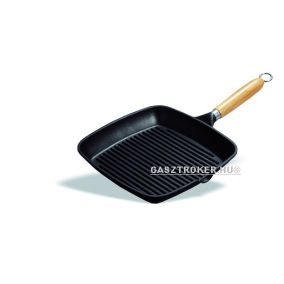 P142.000 Grill serpenyő tapadásmentes fanyél