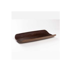 P22.323 Melamin téglalap alakú tálca barna